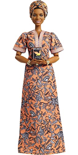 Maya Angelou Doll with Dress and Accessories H246