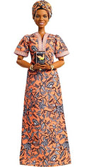 Maya Angelou Doll with Dress and Accessories H246