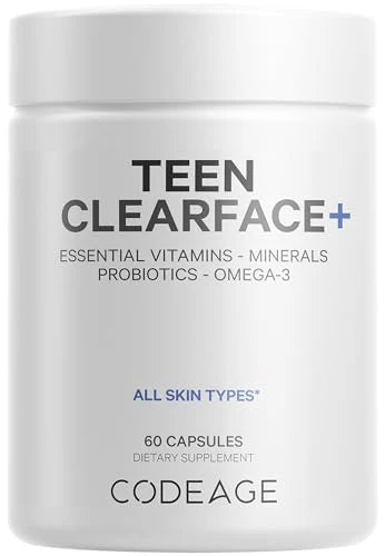Vitamins A C D3 E Zinc Probiotics Omega-3 Supplement 60 Capsules Y218037