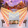 12 Pack Solar Candy Cane Lights with 10 Modes and 72 LED M6460