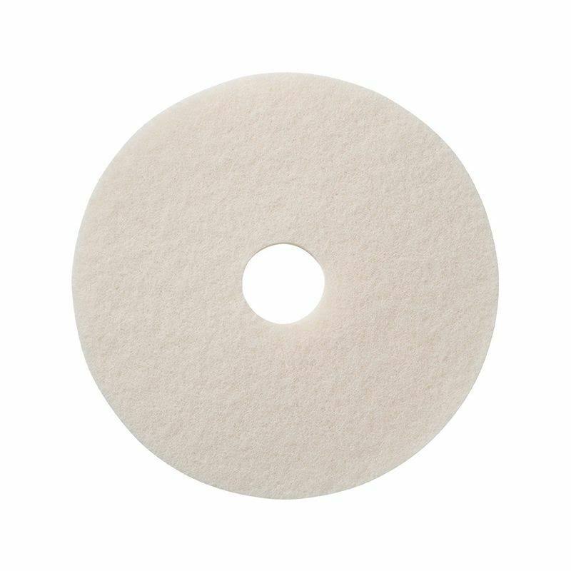 White Super Polishing Floor Pad, 24x22 5/cs C650