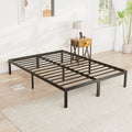 Full Size Heavy Duty Platform Bed Frame with Underbed Storage K398