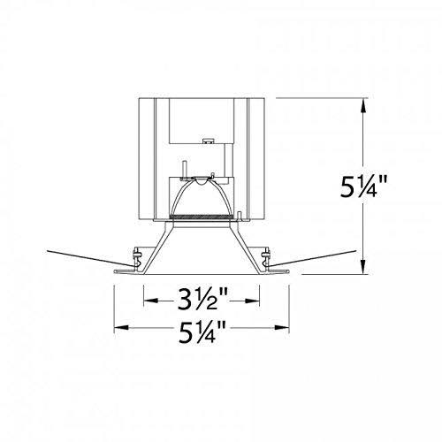 Brushed Nickel LED High Output Trim M6114