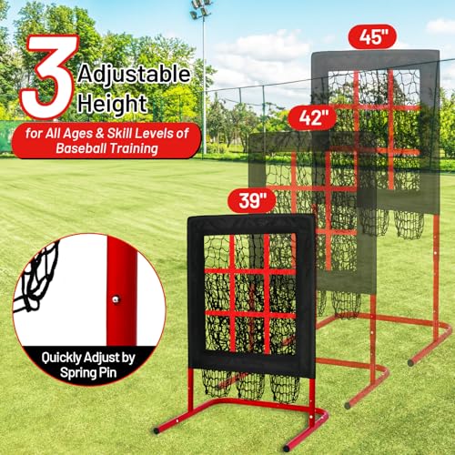 9 Hole Baseball Pitching Net with Strike Zone G4248