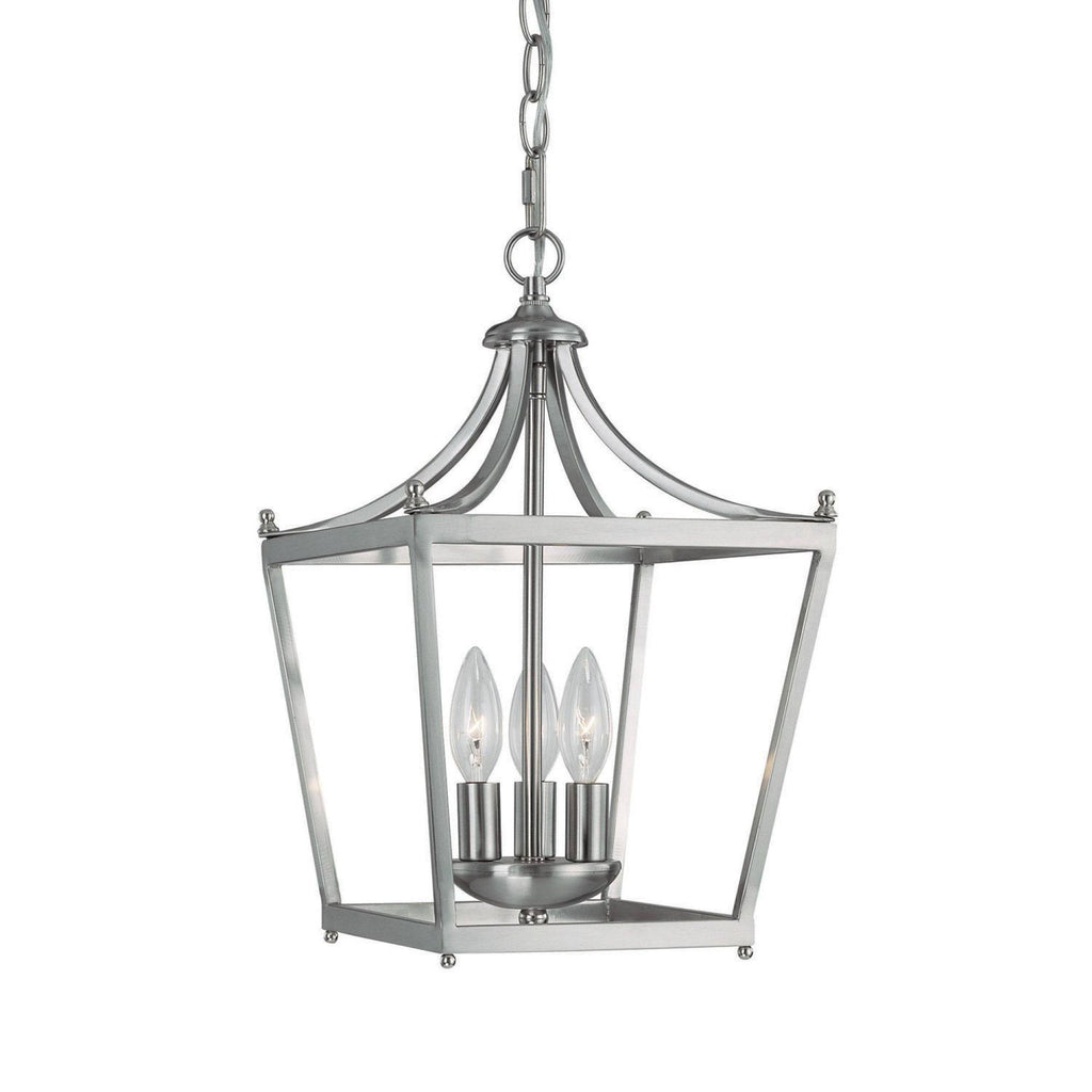 Brushed Nickel 3 Light Foyer N81600