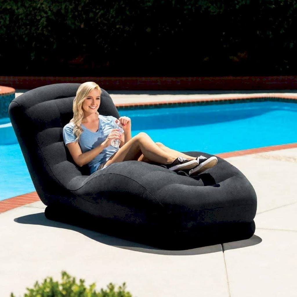 Inflatable Velvety Chair U625