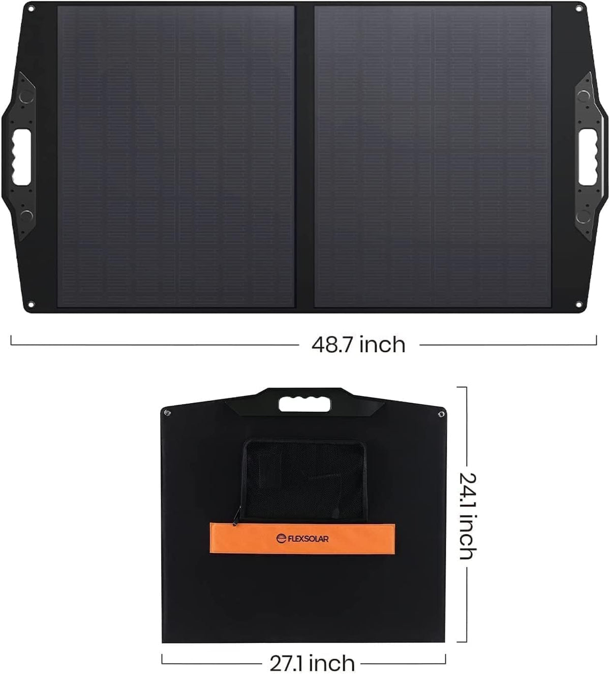100W Foldable Solar Panel with DC Port A86361