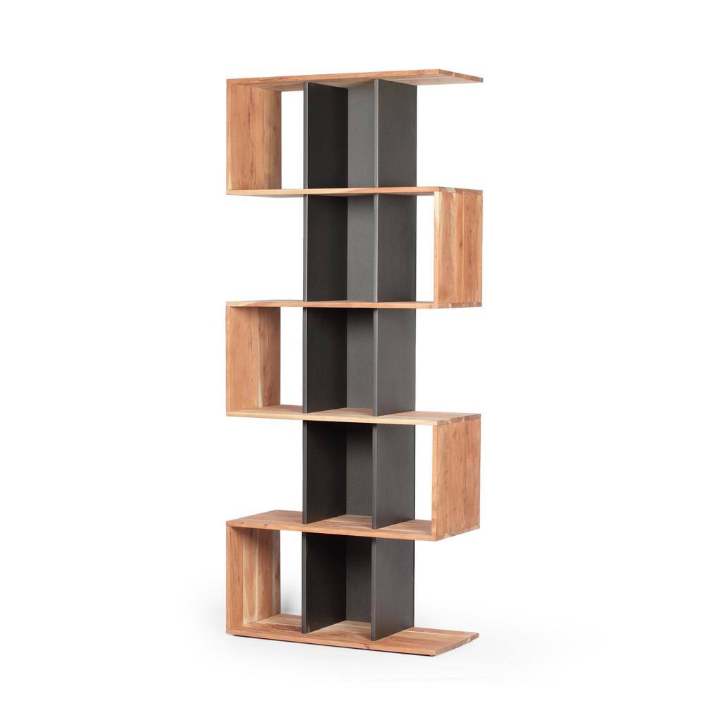 Natural Acacia Wood Bookcase Q650880