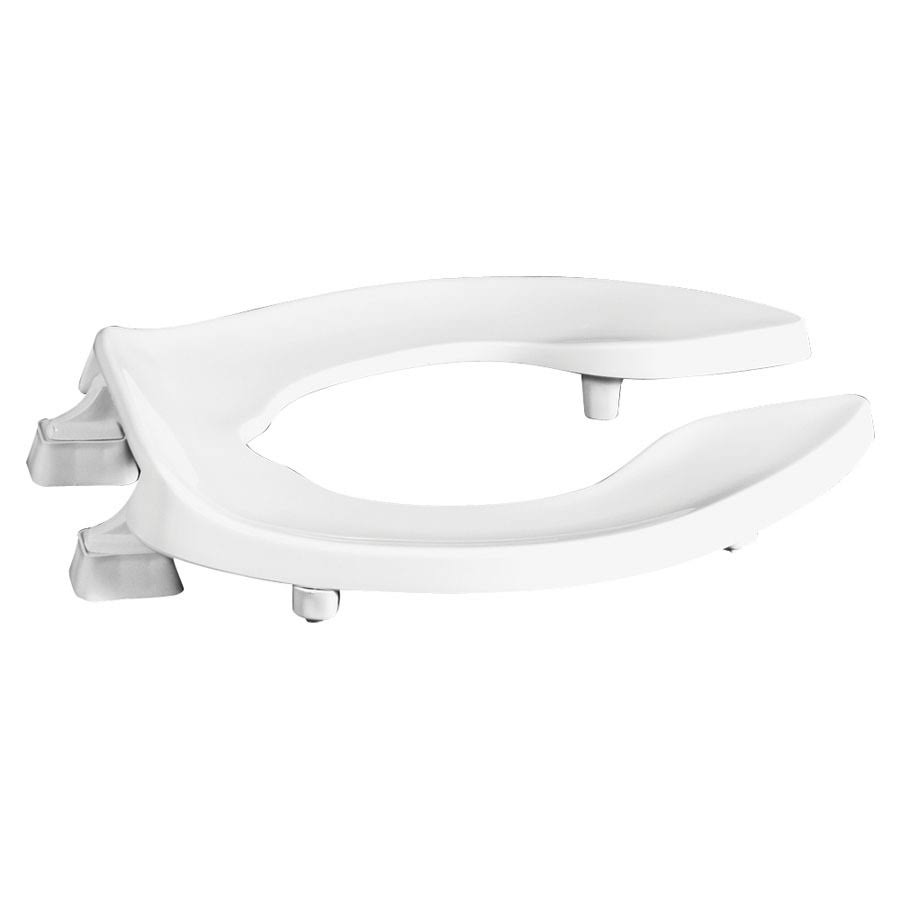 Plastic Elongated Toilet Seat, White B858595