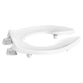 Plastic Elongated Toilet Seat, White B858595