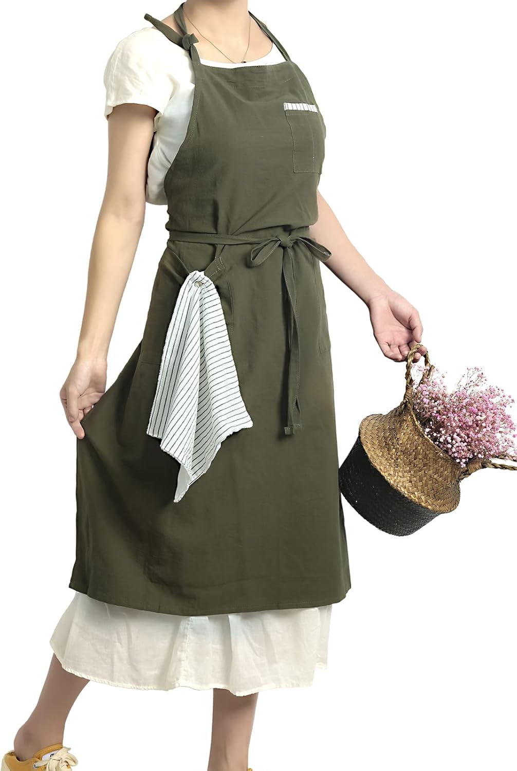 Soft Cotton Linen Apron Pack of 2 Q767195