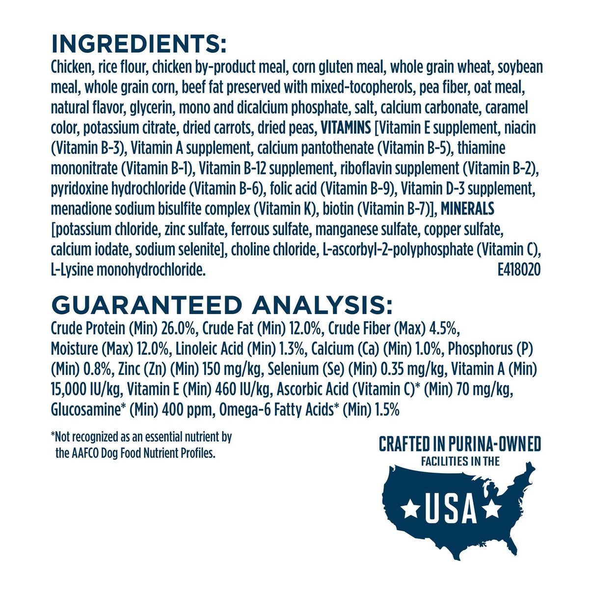 Large Breed Formula Adult Dry Dog Food I6128