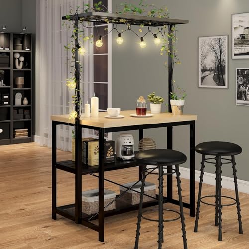 3 Tier Microwave Stand Oven Shelf with Power Outlet Q139354