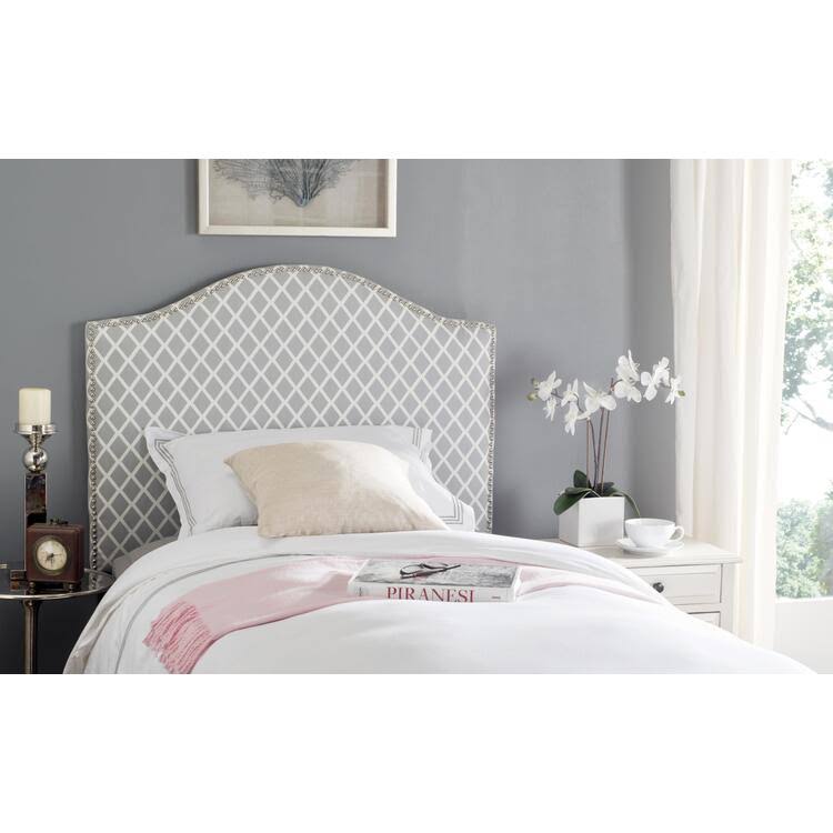 Silver Nail Head Full Headboard F69923