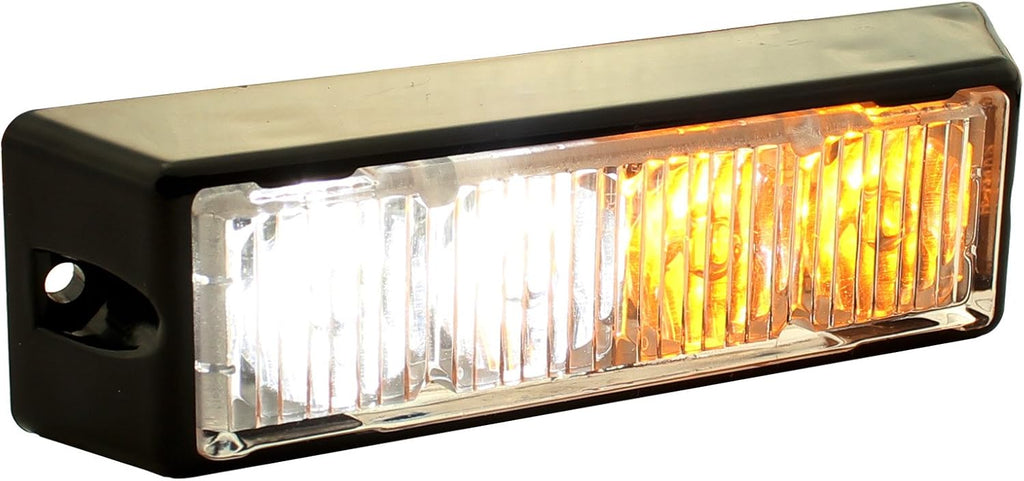 4pc 4" 4W Green White LED Flashing Strobe Light Head Emergency Warning Grille Light N570