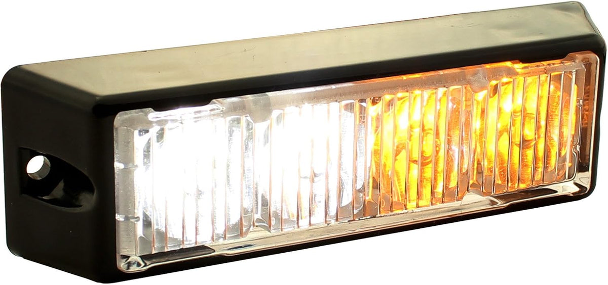 4pc 4" 4W Green White LED Flashing Strobe Light Head Emergency Warning Grille Light N570