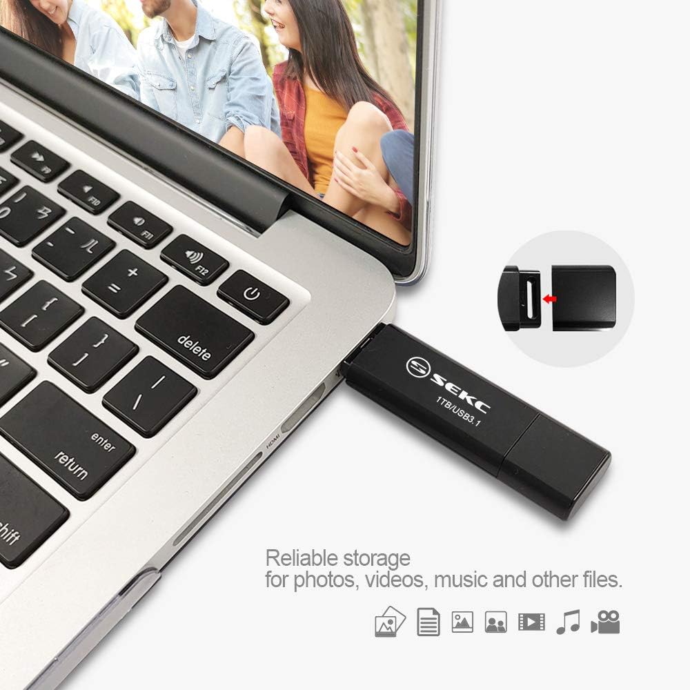 1TB USB 3.1 Flash Drive, Black K15359