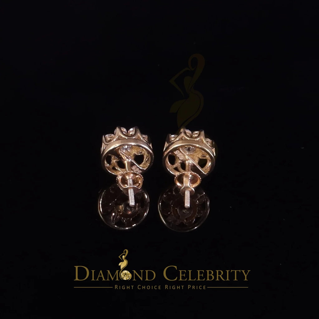 925 Silver Floral Stud Earrings X882
