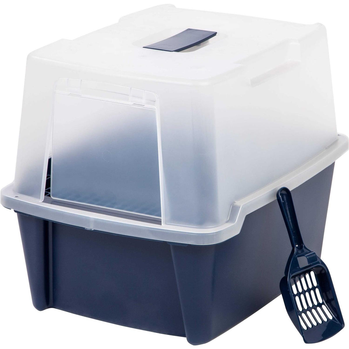 Litter Box with Grate and Scoop S8163