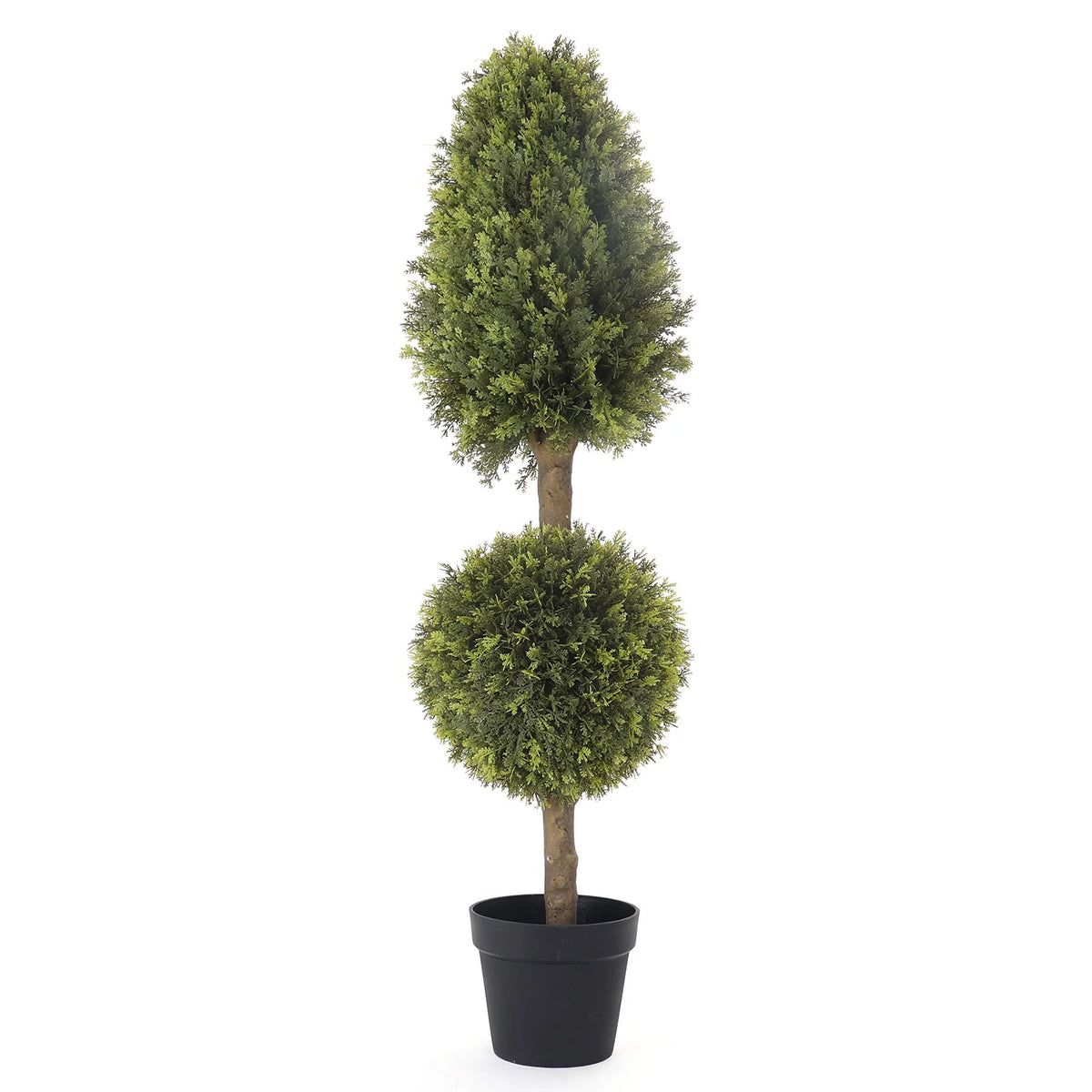 Artificial 4' Topiary Ball Tree 2 Pack Z7099