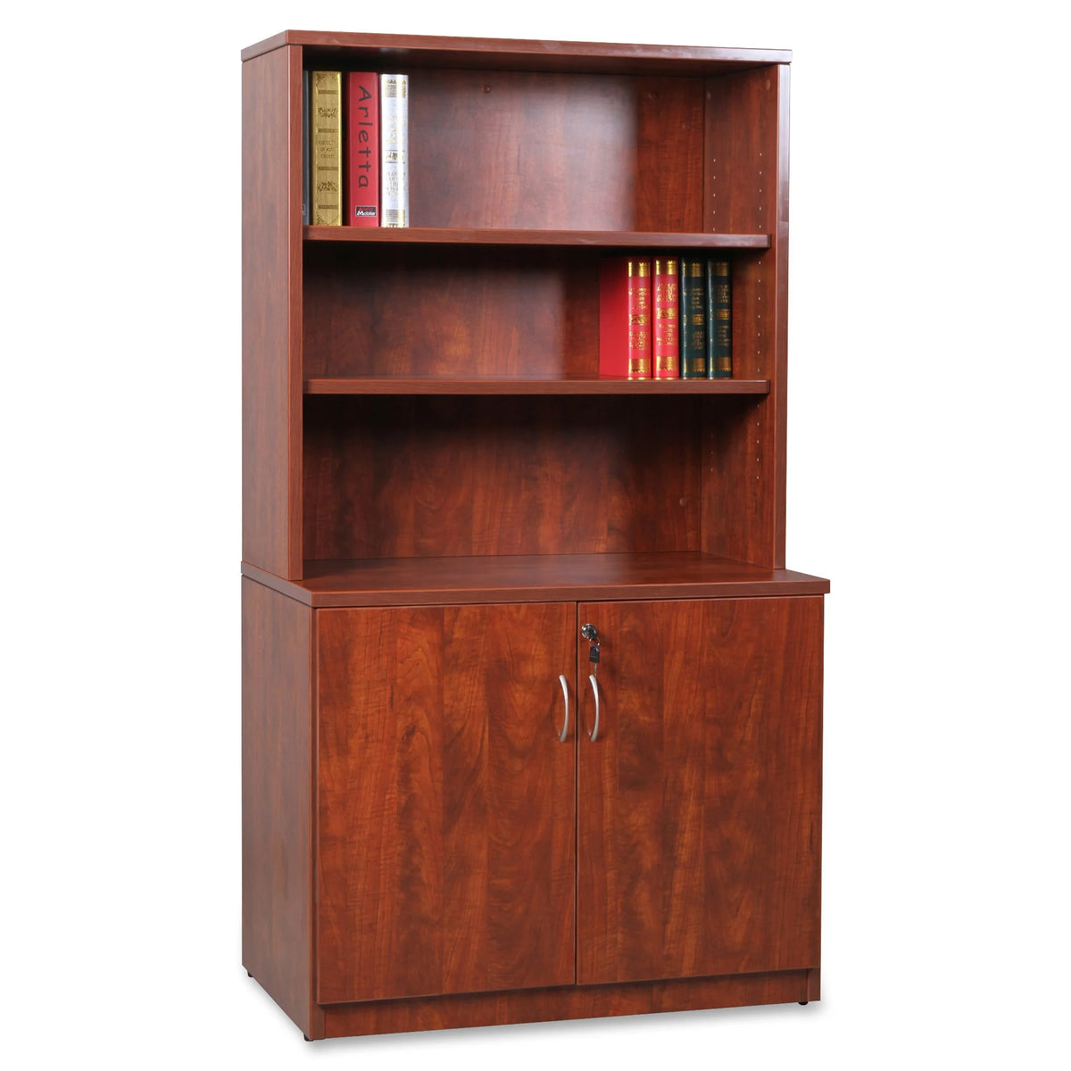 2-Door Storage Cabinet Cherry H63964