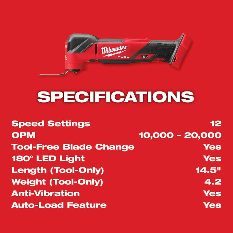 18V Cordless Brushless Oscillating Multi-Tool with Blade Kit W492