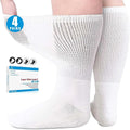 Extra Width Socks 4 Pairs Black White G726497