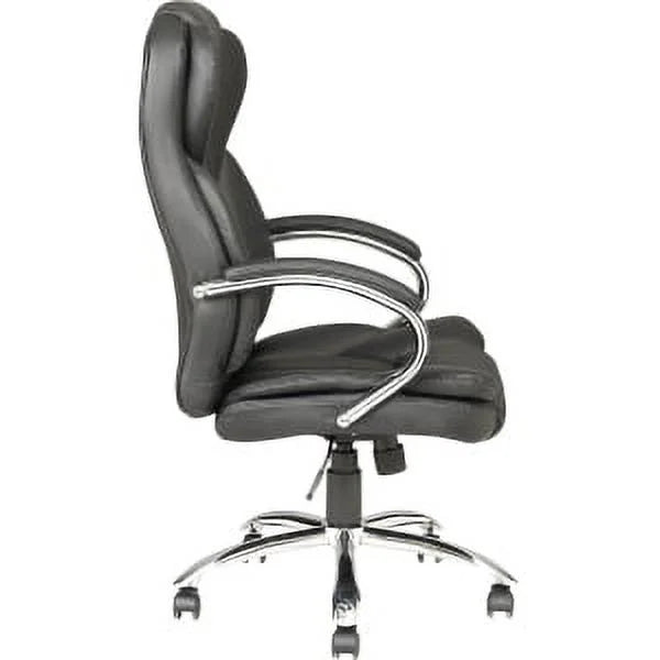Black Ergonomic High Back PU Leather Office Chair with Lumbar Support R56581
