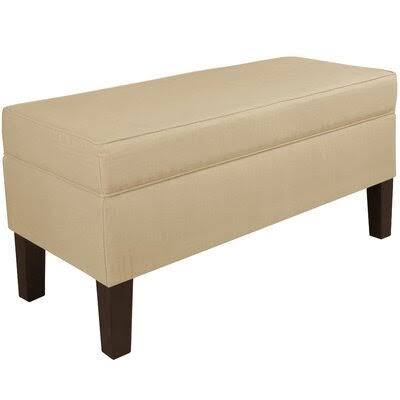 Beige Flip Top Storage Bench I186