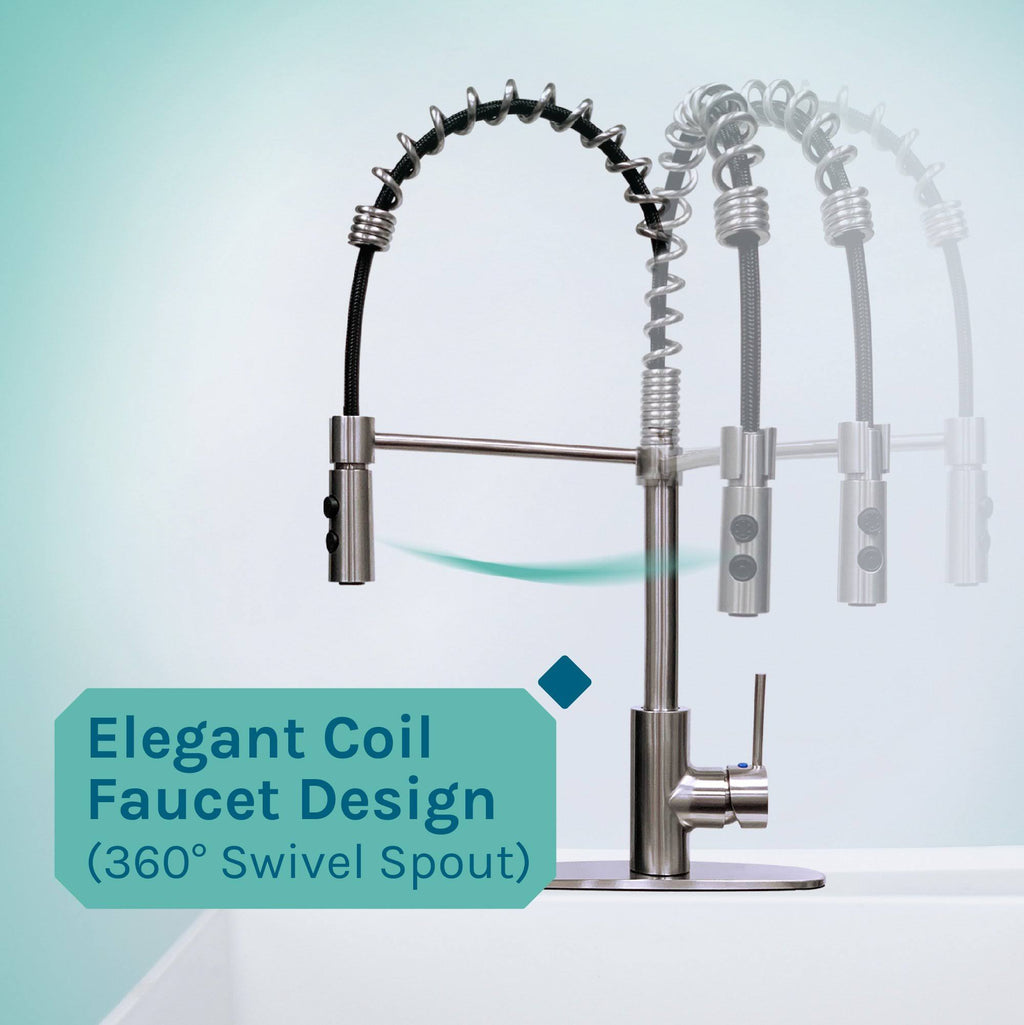 White 19 Gallon Thermoplastic Utility Sink Set with Stainless Steel Faucet K7276