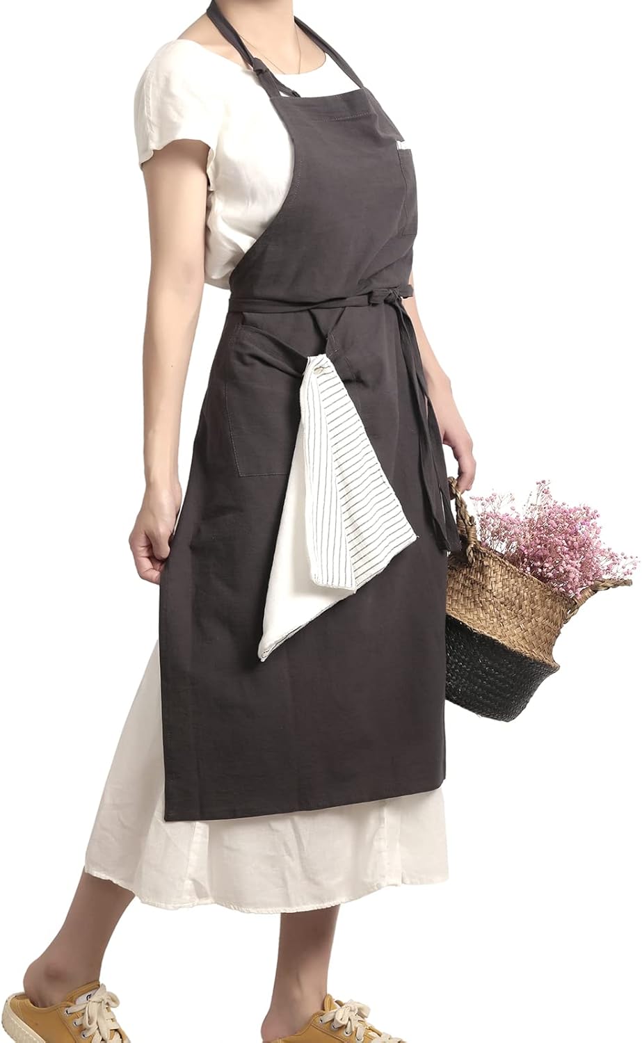 Soft Cotton Linen Apron Pack of 2 Q767195