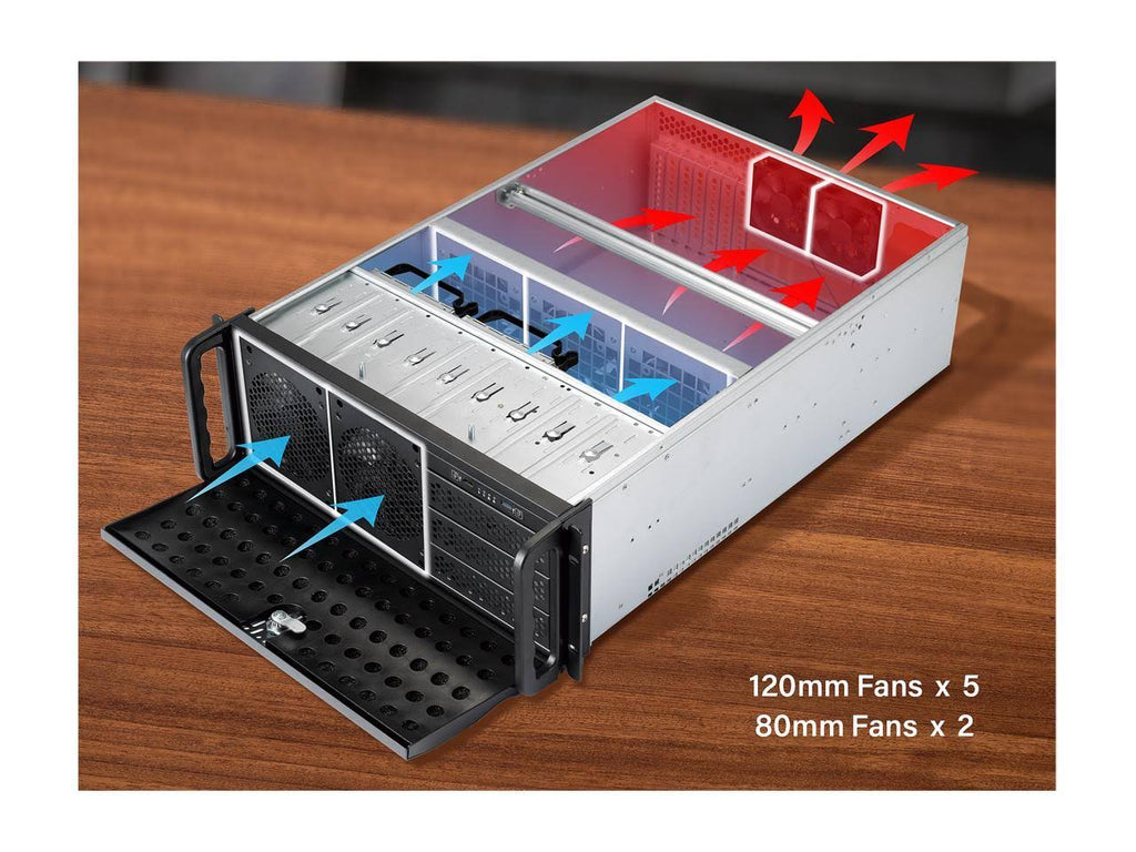 Black Rackmount Server Chassis Case Z9922