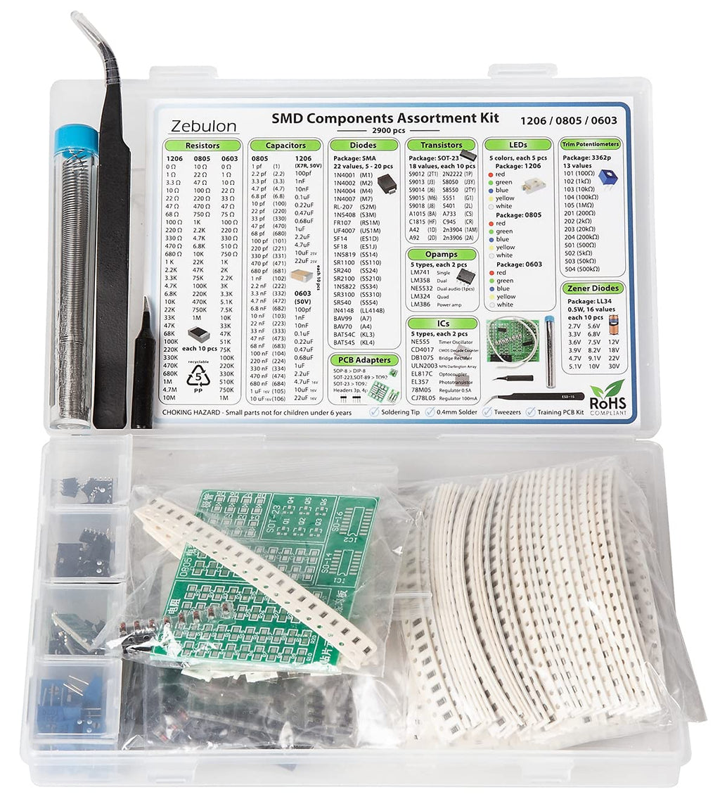 2900 pcs SMD Component Assortment Kit I94904
