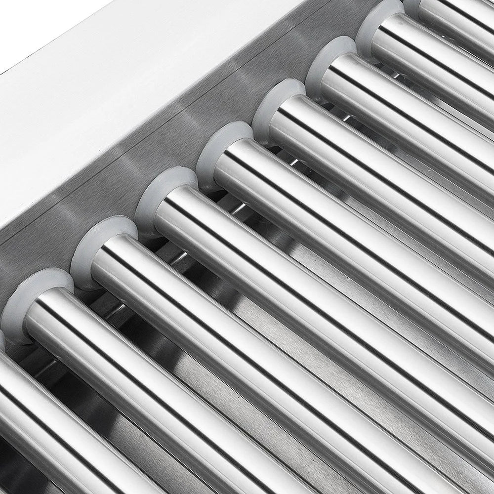 Commercial 11 Roller and 30 Hotdog Machine with Bun Warming Drawer K85616