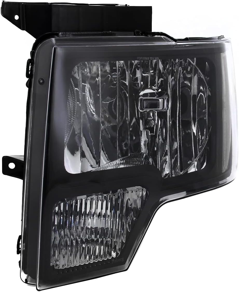 Euro Black Headlights Pair U913