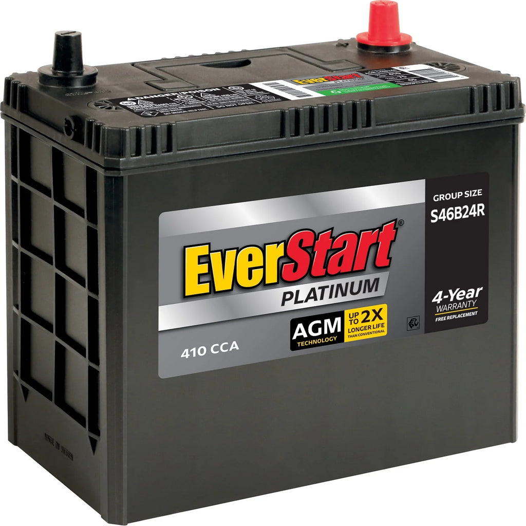AGM Automotive Battery Group Size S46B24R 12 Volt 410 CCA J414644