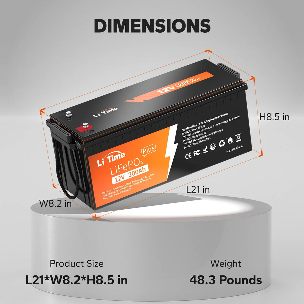 12V 200Ah Lithium LiFePO4 Battery X550586