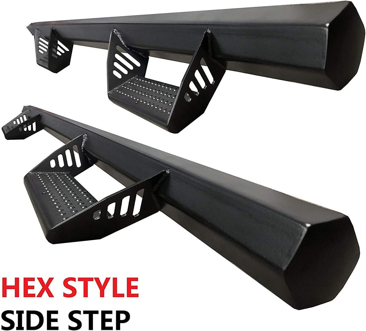 Compatible Side Step Rail Running Board for Toyota Tacoma Double Cab M3240