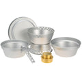 Portable Camping Cookware Mess Kit with Stand Pot Pan Cooking Set B375