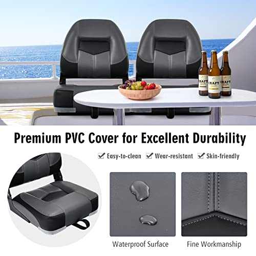 Folding High Back Boat Seats with Stainless Steel Screw P146