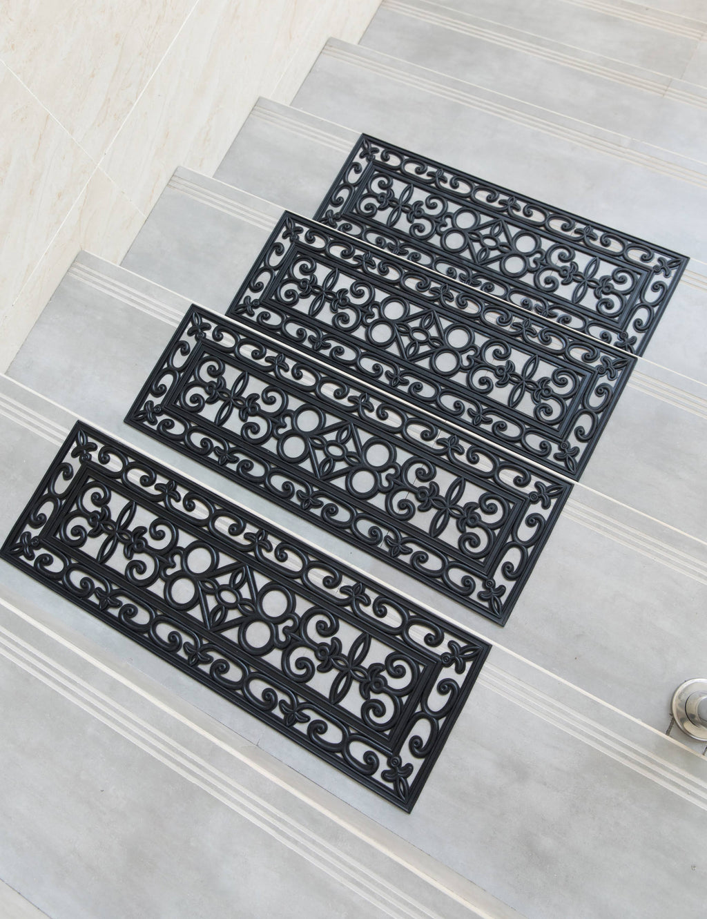 Set of 4 Anti-Slip Rubber Stair Tread Mat D951922