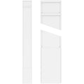 Plain PVC Pilaster with Decorative Capital & Base (Pair) O4843