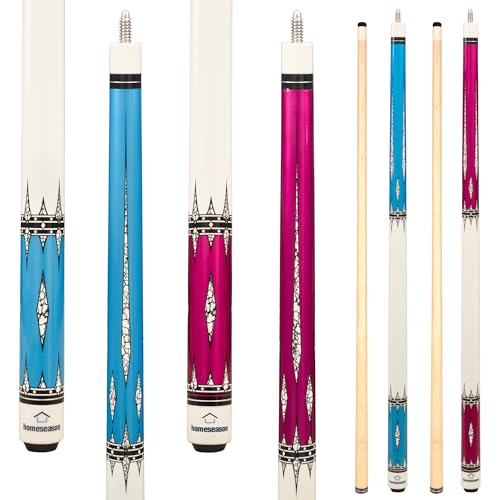 58 inch Pool Cue Stick with 13mm Fiber Leather tip 20oz J831994