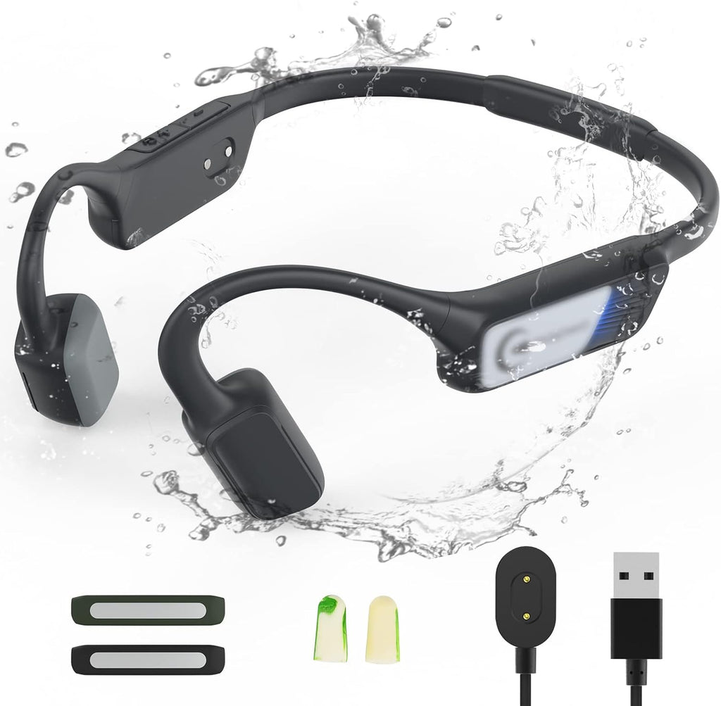 Green Bone Conduction Headphones V748