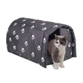 Outdoor Foldable Cotton Filled Cat House H397989