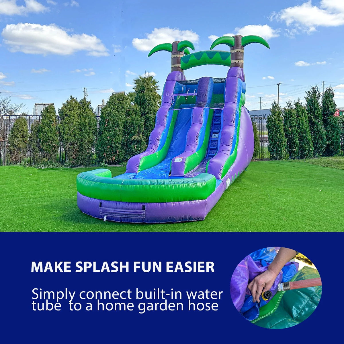 Commercial Grade Inflatable Water Slide with Pool G373