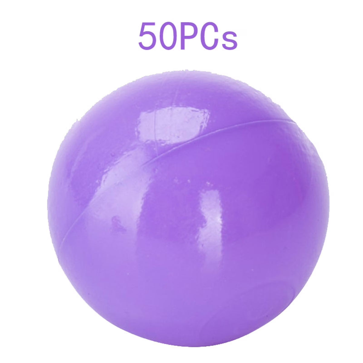 50PCS 5.5cm Colorful Soft Plastic Ocean Balls S63408