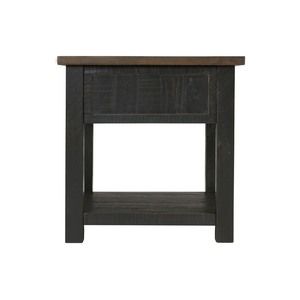 24 Inch End Table with Drawer and Shelf X607