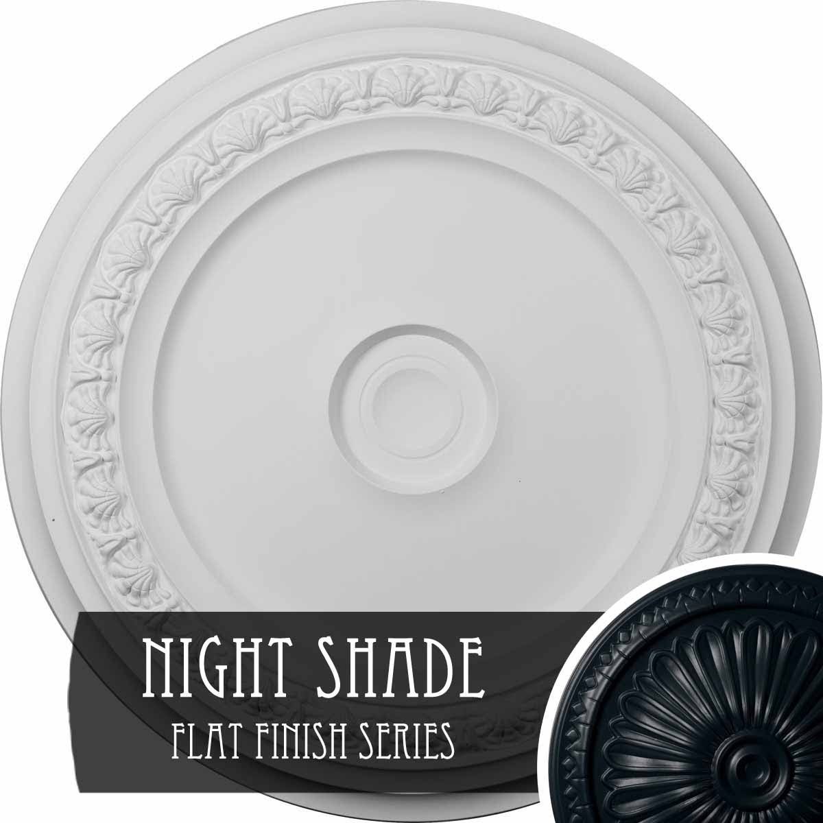 Carlsbad Ceiling Medallion Hand-Painted Night Shade W798