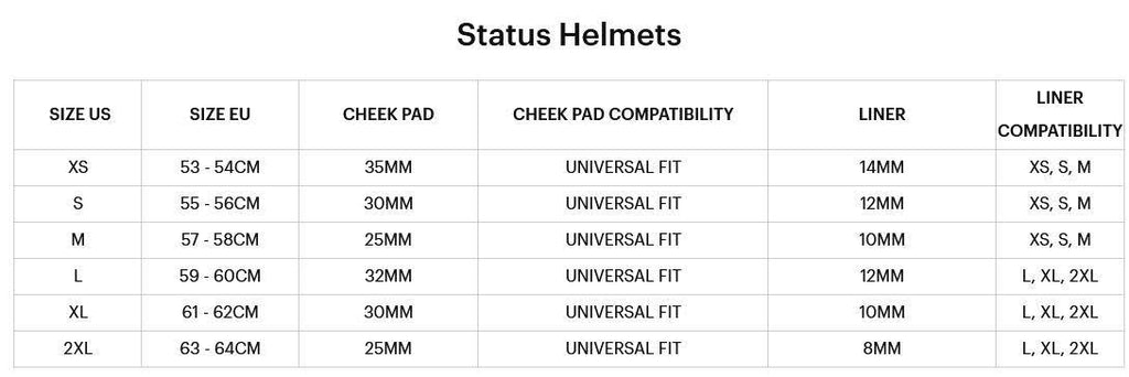 100% Status Helmet Carby Charcoal L C9811